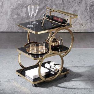 میز بار المپیک - میز چرخدار حمل غذا طرح حلقه